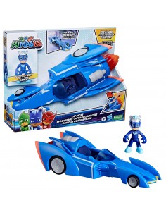 Figura hasbro gatomovil pj masks power heroes - sÃºper gato - móvil