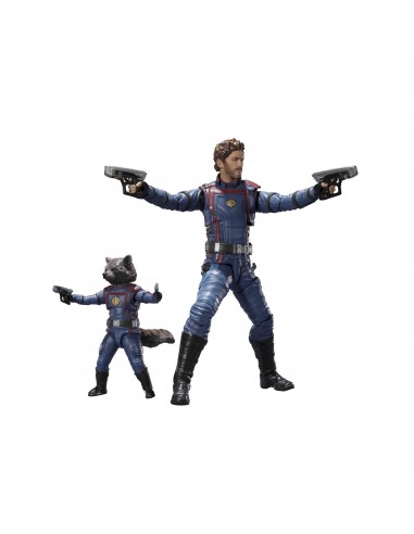 Figura tamashii nations sh figuarts guardianes de la galaxia volumen 3 star lord & rocket raccoon 2