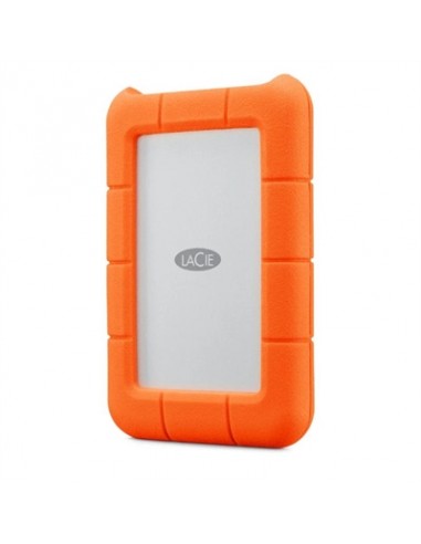 Rugged usb - c disco duro externo 5 tb gris - amarillo