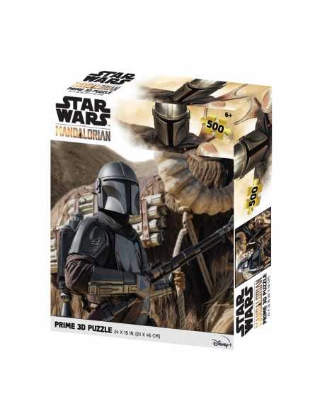 Puzle lenticular prime 3d 500 piezas the mandalorian el mandaloriano 500 piezas