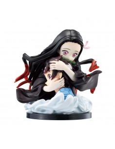 Figura ichbansho demon slayer kimetsu no yaiba tanjiro & nezuko kamado artscale memoria (locus)