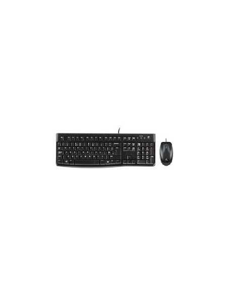 Teclado + mouse logitech mk120 usb 2.0 ingles