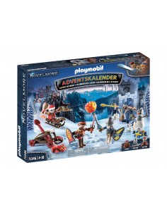 Calendario de adviento playmobil novelmore - batalla en la nieve