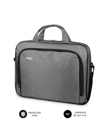Maletin subblim oxford para portatil 15.4 pulgadas - 16 pulgadas gris