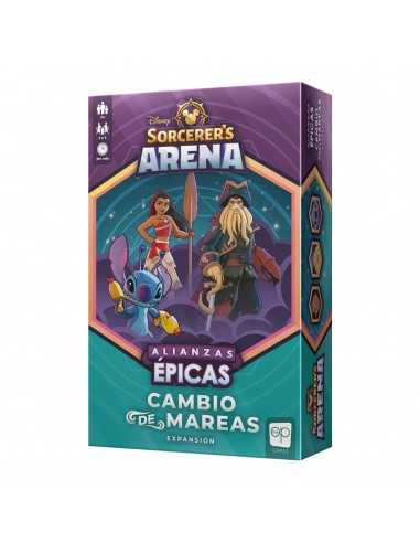 Juego de mesa disney sorcerer arena cambio de mareas expansion edad recomendada 13 aÃ±os