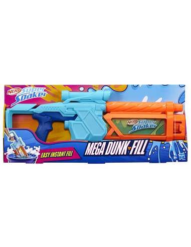 Pistola hasbro nerf super soaker mega dunk fill