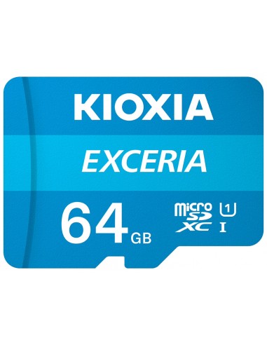 Tarjeta micro sd kioxia 64gb exceria uhs - i c10 r100 con adaptador