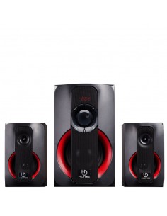 Altavoces hiditec 2.1 multimedia h400 80w bluetooth usb sd radio