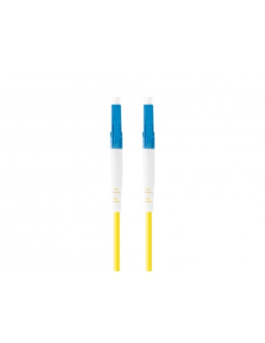 Latiguillo fibra optica lc - upc lanberg 5m mono simplex g657a1 lszh amarillo
