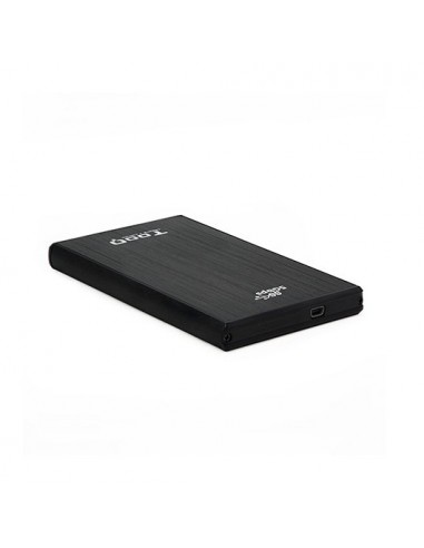 Caja externa tooq tqe - 2522b para hdd - ssd 2.5 pulgadas 9.5mm sata usb 3.0 negra