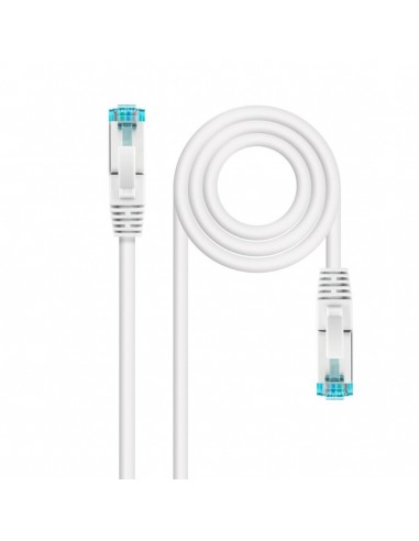 Latiguillo cable red lszh - sftp cat.7 rj45 nanocable 0.25m blanco