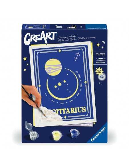 Kit para pintar con nÃºmeros ravensburger creart serie trend d zodiac: sagitario
