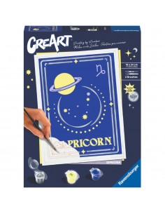 Kit para pintar con nÃºmeros ravensburger creart serie trend d zodiac: capricornio