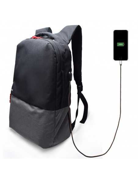 Mochila ewent urban notebook backpack 17.3 pulgadas con puerto de carga usb