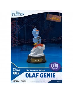 Figura beast kingdom minidstage disney olaf presenta olaf genio