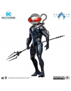 Figura mcfarlane toys dc aquaman 2 movie 12in - black manta