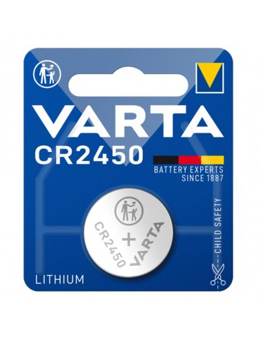 Blister pilas varta litio boton 3v cr2450