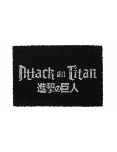 Felpudo 60x40 cm logo attack on titan