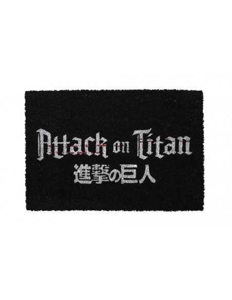 Felpudo 60x40 cm logo attack on titan