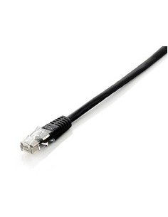 Cable red equip latiguillo rj45 u - utp cat6 0.25m negro