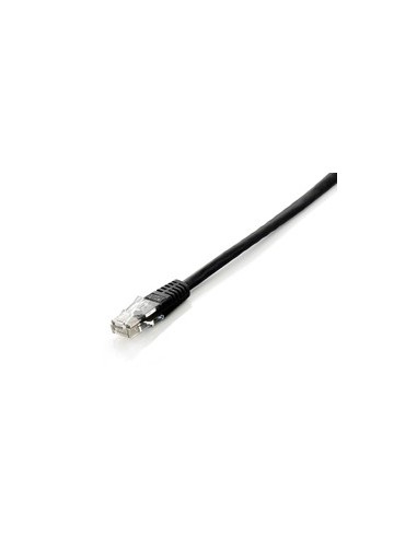 Cable red equip latiguillo rj45 u - utp cat6 0.25m negro