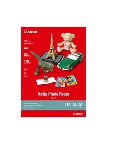 Papel canon mp - 101 foto mate a4 50 hojas