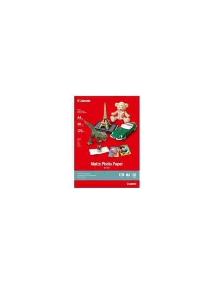 Papel canon mp - 101 foto mate a4 50 hojas