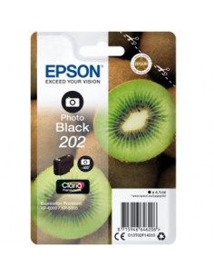 Cartucho tinta epson c13t02f14010 singlepack foto negro 202 claria premium ink xp - 6000 - xp - 6005 - kiwi