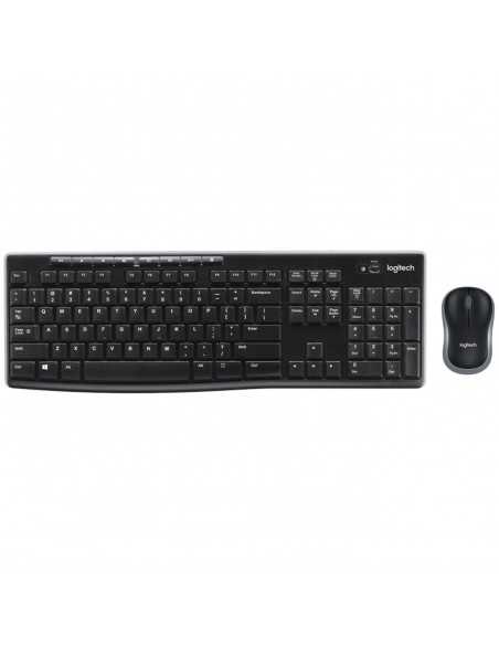 Teclado + mouse logitech mk270 wireless inalambrcio frances