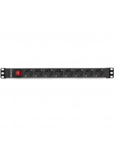 Regleta salicru para rack 19 pulgadas sps pdu 8 tomas shuko interruptor
