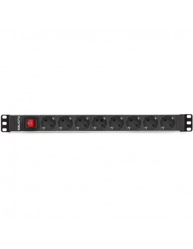 Regleta salicru para rack 19 pulgadas sps pdu 8 tomas shuko interruptor