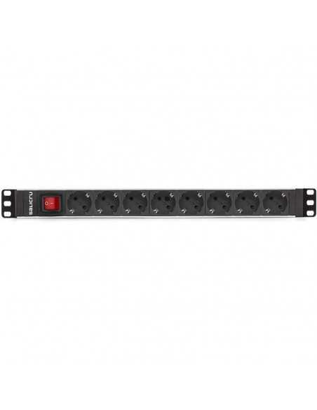 Regleta salicru para rack 19 pulgadas sps pdu 8 tomas shuko interruptor