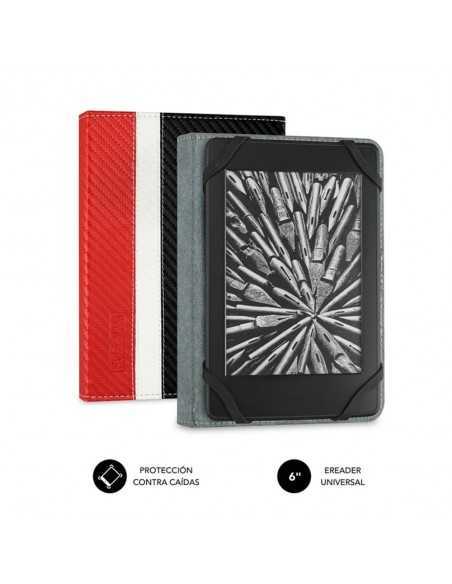 Funda subblim clever ebook case 6 pulgadas rojo - negro - blanco