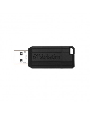 Memoria usb 2.0 verbatim pinstripe 32gb negro