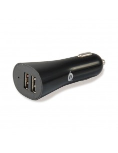 Cargador de coche conceptronic cusbcar4a 2x usb tipo a