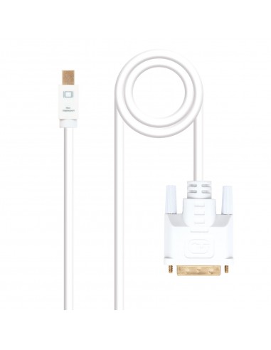 Cable nanocable conversor mini dp a dvi mini dp - m - dvi - m blanco 2.0 m