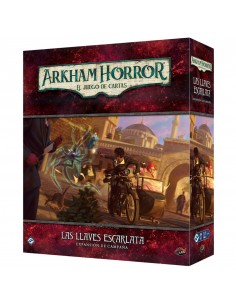 Juego de mesa arkham horror lcg las llaves escarlata expansion campaÃ±a pegi 14