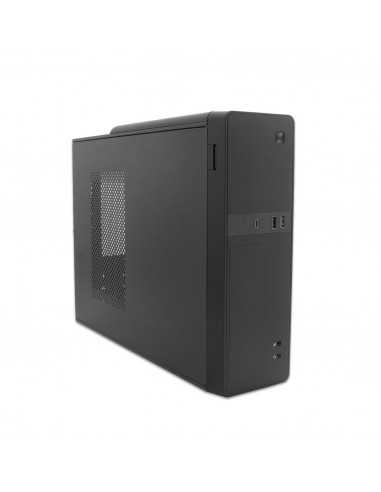 Caja ordenador sobremesa coolbox microatx slim t310 usb - c lector de tarjetas fuente sfx incluida