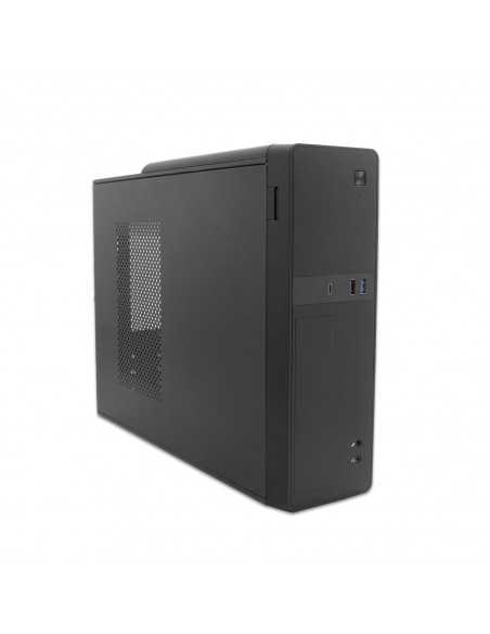 Caja ordenador sobremesa coolbox microatx slim t310 usb - c lector de tarjetas fuente sfx incluida