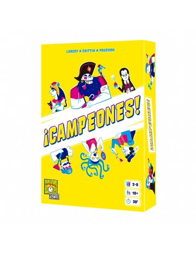 Juego de mesa Â¡campeones! edad recomendada 10 aÃ±os