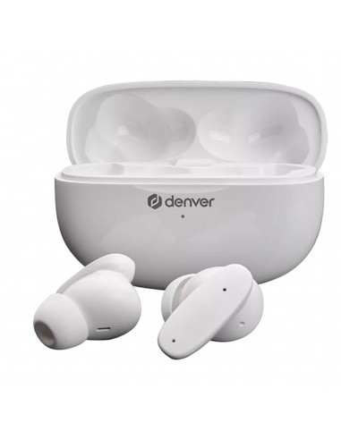 Auricular bluetooth denver twe - 49enc - blanco
