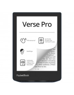 Libro electronico ebook pocketbook verse pro ereader 6 pulgadas 16 gb azul - azure