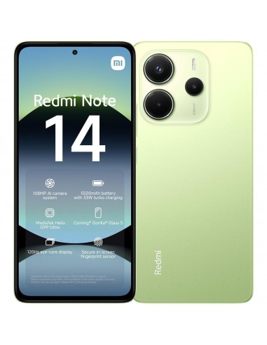 Movil xiaomi redmi note 14 6 - 128gb verde