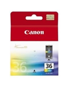 Cartucho tinta canon cli 36 cian - magenta - amarillo pixma mini 260 - ip100