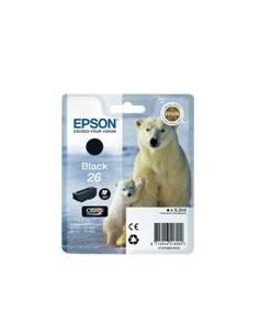 Cartucho tinta epson t260140 negro xp - 600 - 605 - 700 - 800 - oso polar