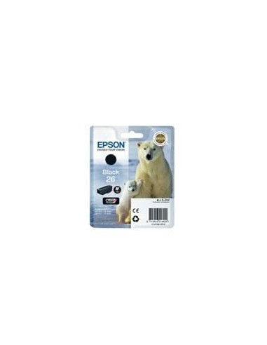 Cartucho tinta epson t260140 negro xp - 600 - 605 - 700 - 800 - oso polar