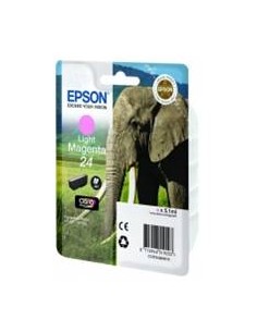 Cartucho tinta epson t242640 magenta claro para epson xp - 750 c13t24264010 - elefante