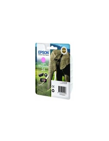 Cartucho tinta epson t242640 magenta claro para epson xp - 750 c13t24264010 - elefante