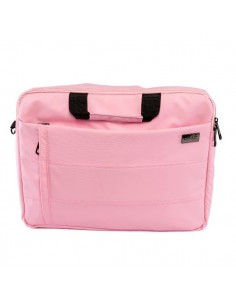 Maletin nilox style para portatil 15.6 pulgadas rosa