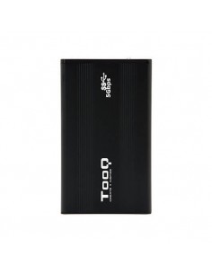 Caja externa tooq tqe - 2524b 2.5 pulgadas 9.5mm sata usb 3.0 negro